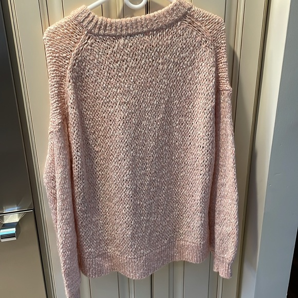 Madewell size small cotton polyester blend sweater size small in light pink - Picture 3 of 4